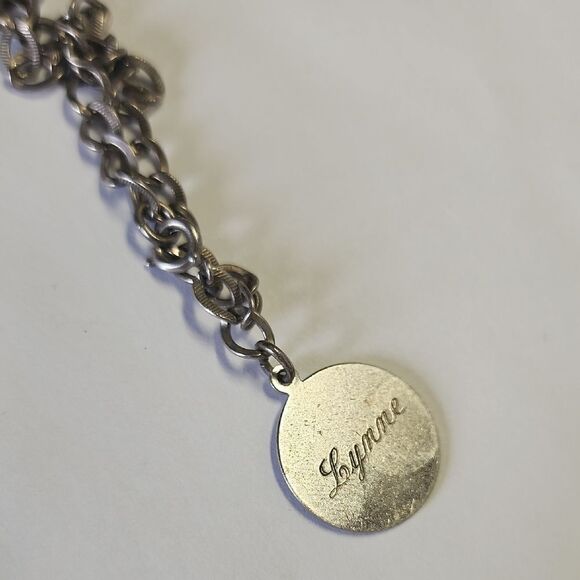Vintage Sterling Silver Bracelet With Charm - Picture 3 of 3
